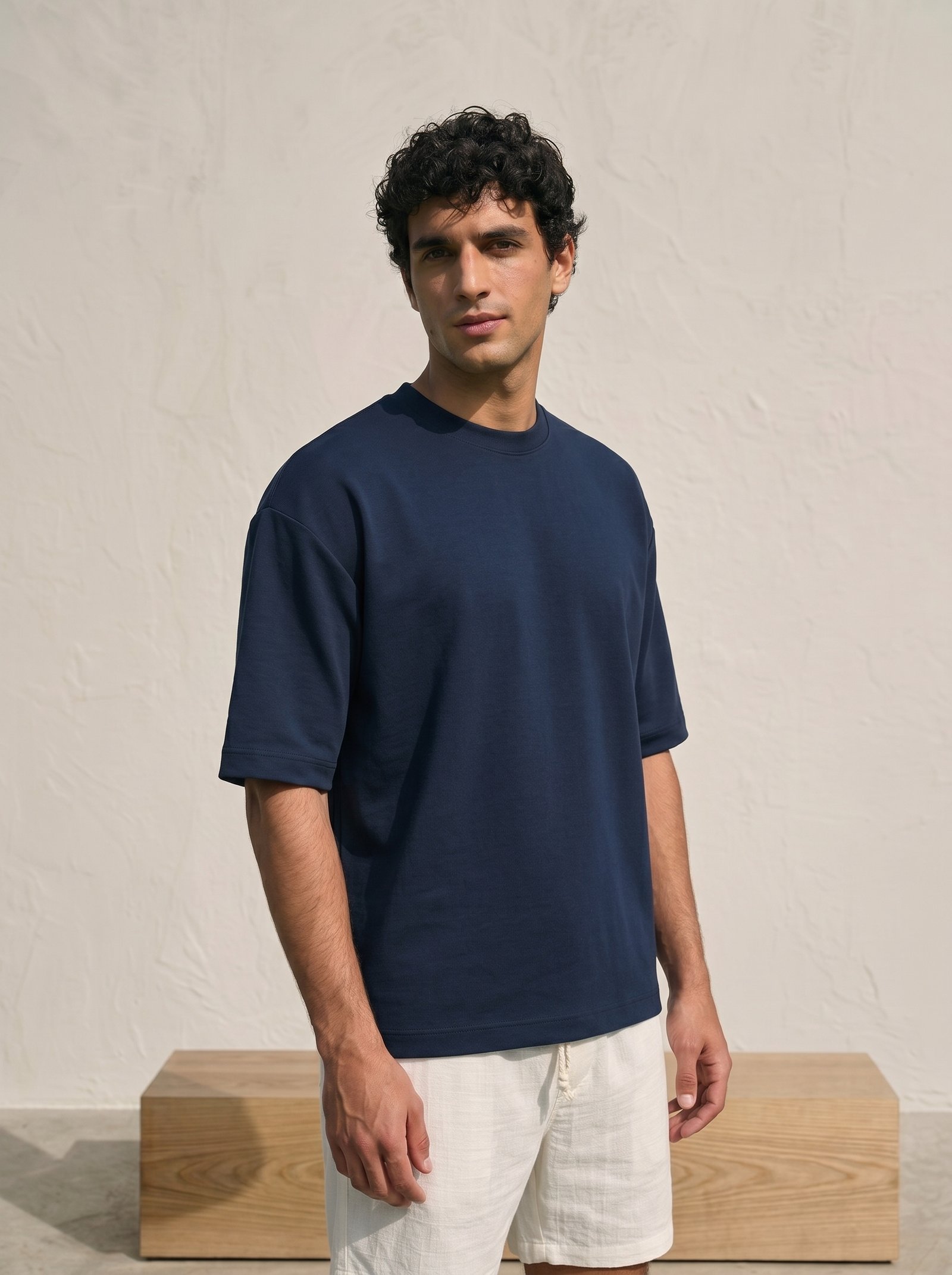 Lacivert Oversize T-shirt
